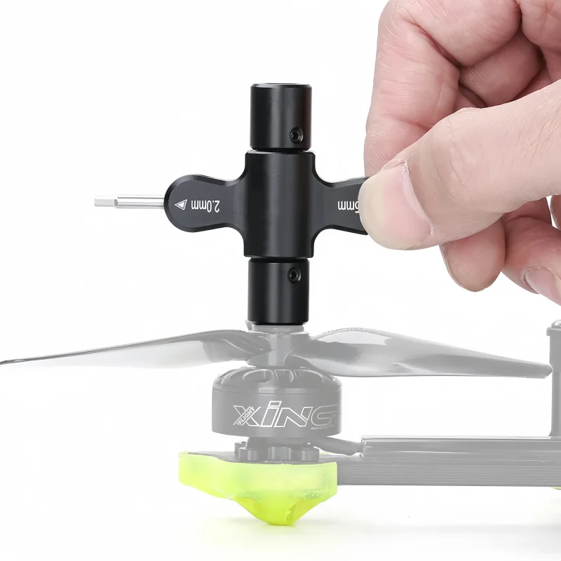 

M3 M5 Ratchet Wrench Screw Nut 1.5 2.0mm Hexagon Screwdriver Quick Release Propeller Motor Prop Tool For RC Quadcopter FPV Drone