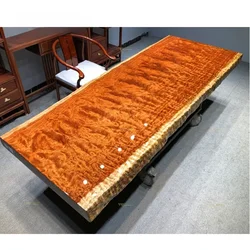 Natural Solid Wood Dining Table Top Factory Direct Luxury Home Furniture With Legs Customized Dining Table Table Top