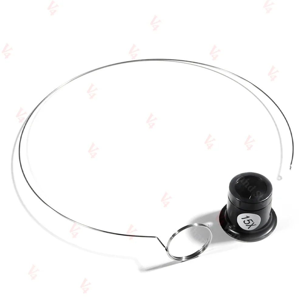 3X 5X 10X 15X 20X Magnifying Glass Jewelry Magnifying Tools Eyeglass Watch Magnifier Tool with Circle Eye Loupe Loop Magnifier