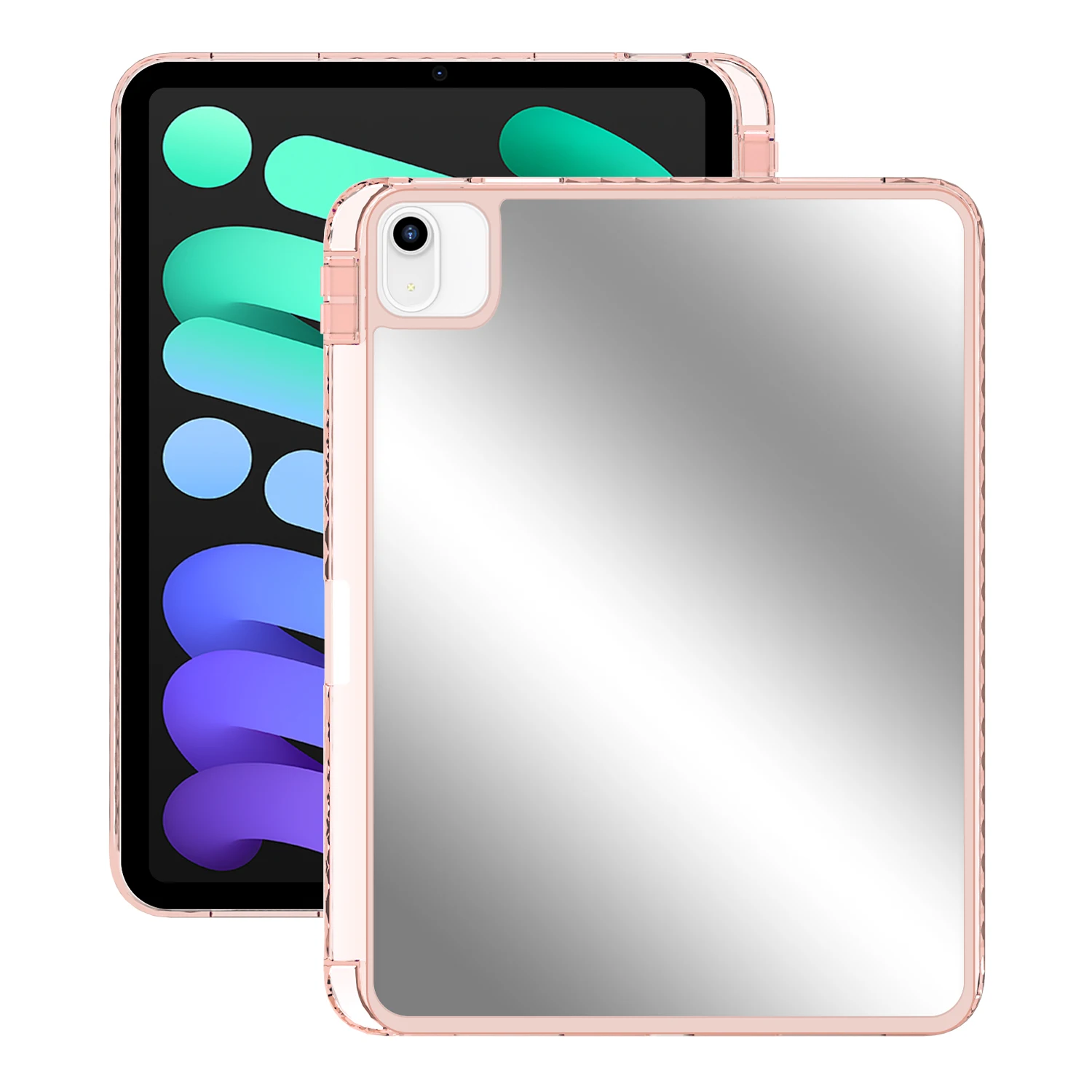 

Mirror Acrylic TPU Tablet Case with Pen Slot For iPad Air 11 (2025) / (2024) / Air (2022) / (2020) / Pro 11 (2022) / (
