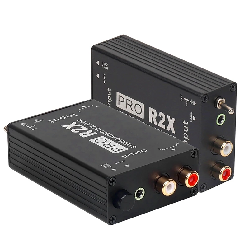 3.5MM+ Audio Isolator Audio Current Acoustic Isolator Audio Noise Eliminator Common Ground Isolator Automobile-A51M