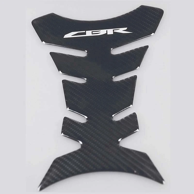 2X Carbon Fiber Tank Pad Gas Oil Fuel Tank Pad Protector For Honda CBR600 1000 954 929 900 RR, CBR250 300 500 R