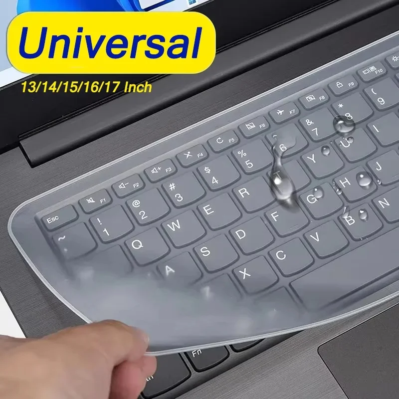 13 to 17 Inch Laptops Keyboard Cover Universal Notebook Protector Transparent Film Dustproof Silicone Keyboard Films For Macbook