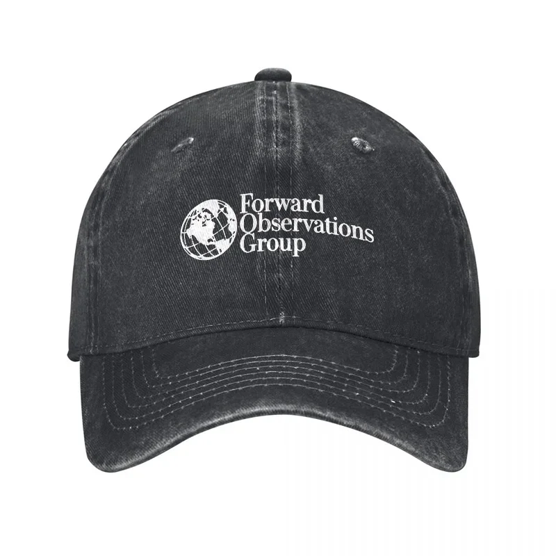 2026 Forward Observations Group Logo Washed Canvas Baseball Cap Classic Vintage Style Unisex Adjustable Hat For Everyday Wear