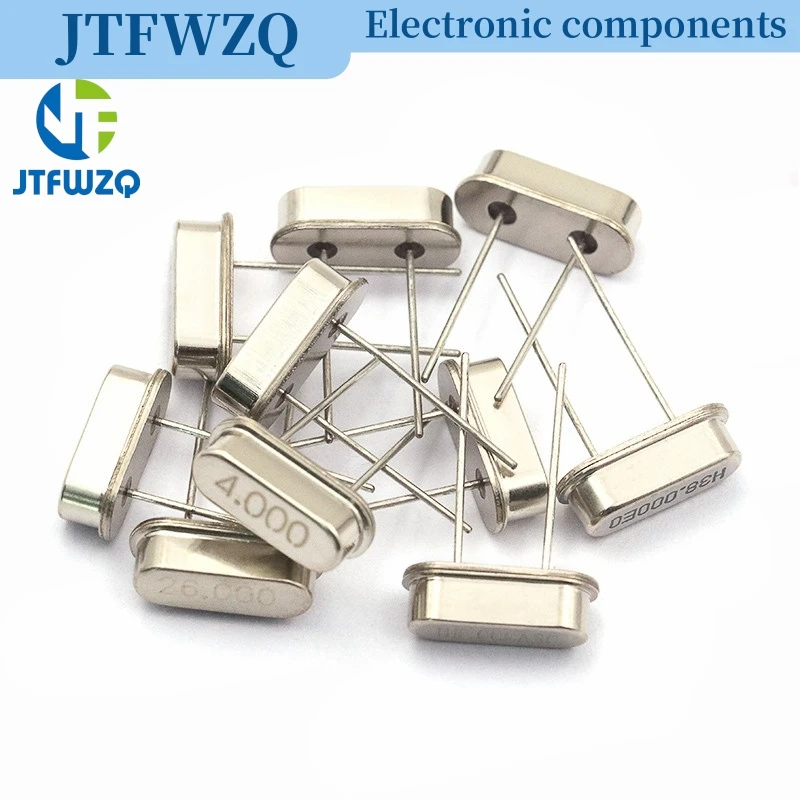 100PCS 4Mhz 6Mhz 8Mhz 12Mhz 16Mhz 20Mhz 24Mhz 4,000mhz 8,000mhz quarz Kristall Resonator Passive Oszillator HC 49S Neue