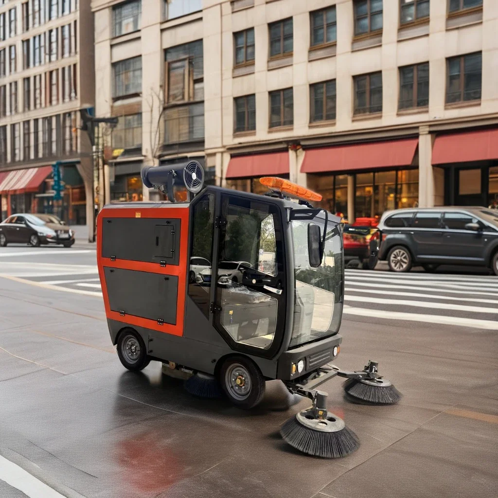 YG Made in China Electric Battery Ride on Road Vacuum Cleaner Sweeper Street Floor Sweeper Truck  Low Price Road Sweeper