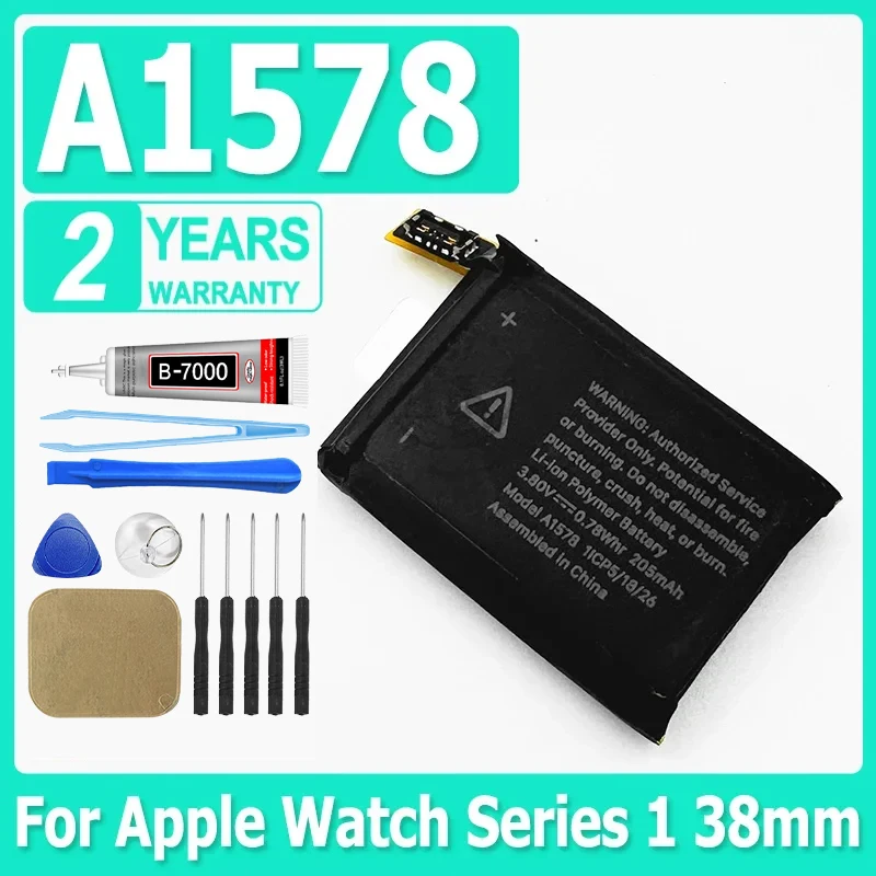 Batterie de remplacement A1578 A1579 pour Apple watch Series1 38mm série 1 42mm Batteries A1553 A180