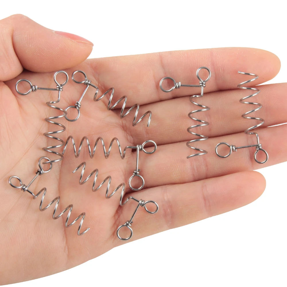 نظام برغي صيد السمك من خشب الورد دبوس زنبركي لتزوير الضحلة طُعم مطاطي ربط ذيول ناعمة على الطعوم الصلبة معالجة القفز