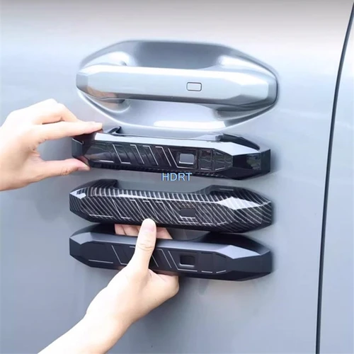 Pomo de puerta de estilo de coche, marco de cuenco, cubierta de manija de puerta, Protector de moldura, accesorios de decoración aptos para Chery Jetour T2/Traveler 2023 +