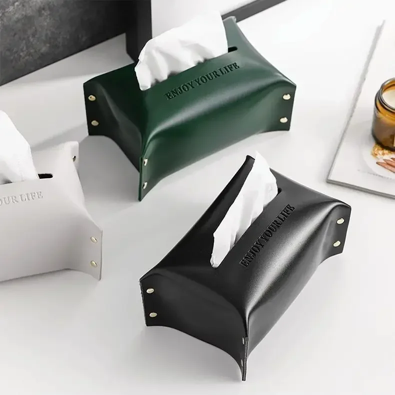 Tissue Box, Living Room, High-end Light Luxury, Creative Paper Drawer, Office