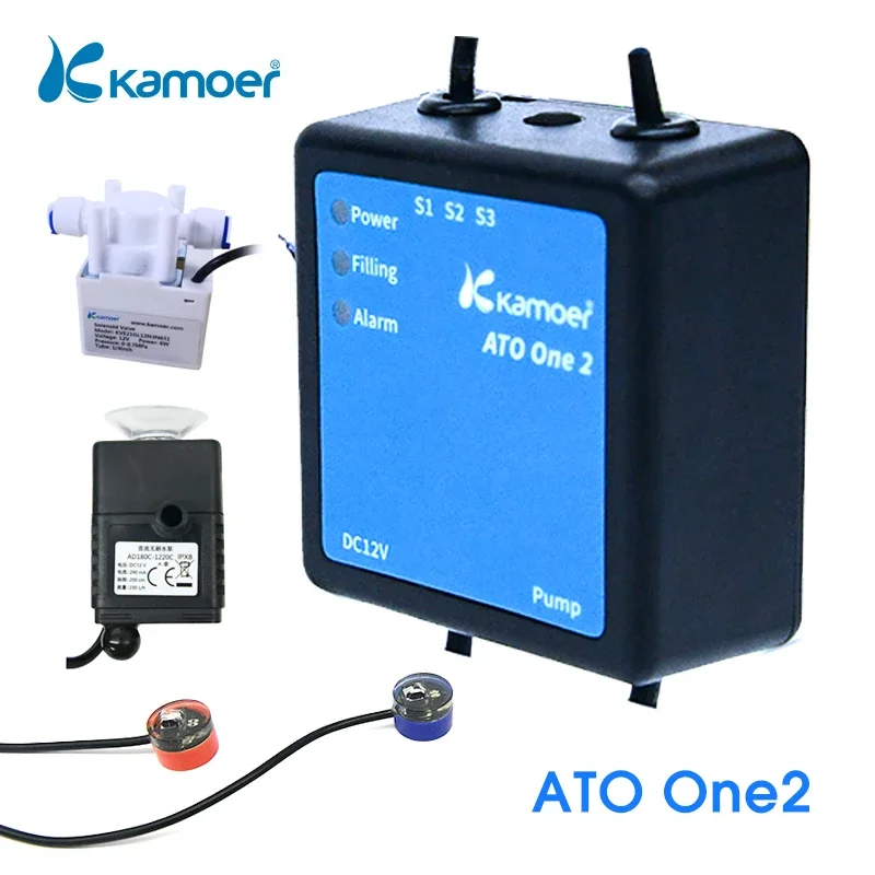 Kamoer ATO ONE 2 수족관 스마트 자동 시스템, 무소음 물 보충기, 어항 수조용 수위 컨트롤러