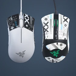 Mouse Grip Tape Skate Handmade Sticker Non Slip Lizard Skin Suck Sweat For DEATHADDER V2 PRO Gaming Wireless Mouse