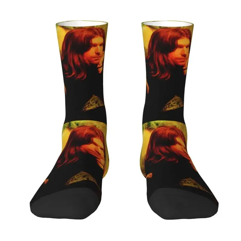 Funny Aphex Twin Socks Men Women Warm 3D Printed Basketball Sports Crew Socks