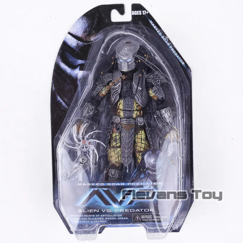 NECA AVP Alien vs. Predator Chopper Celtic Scar Predator 7