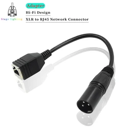 Adapter Converter DMX Cable Extension Cable XLR 3 Pin Male / Female To RJ45 Network Connector