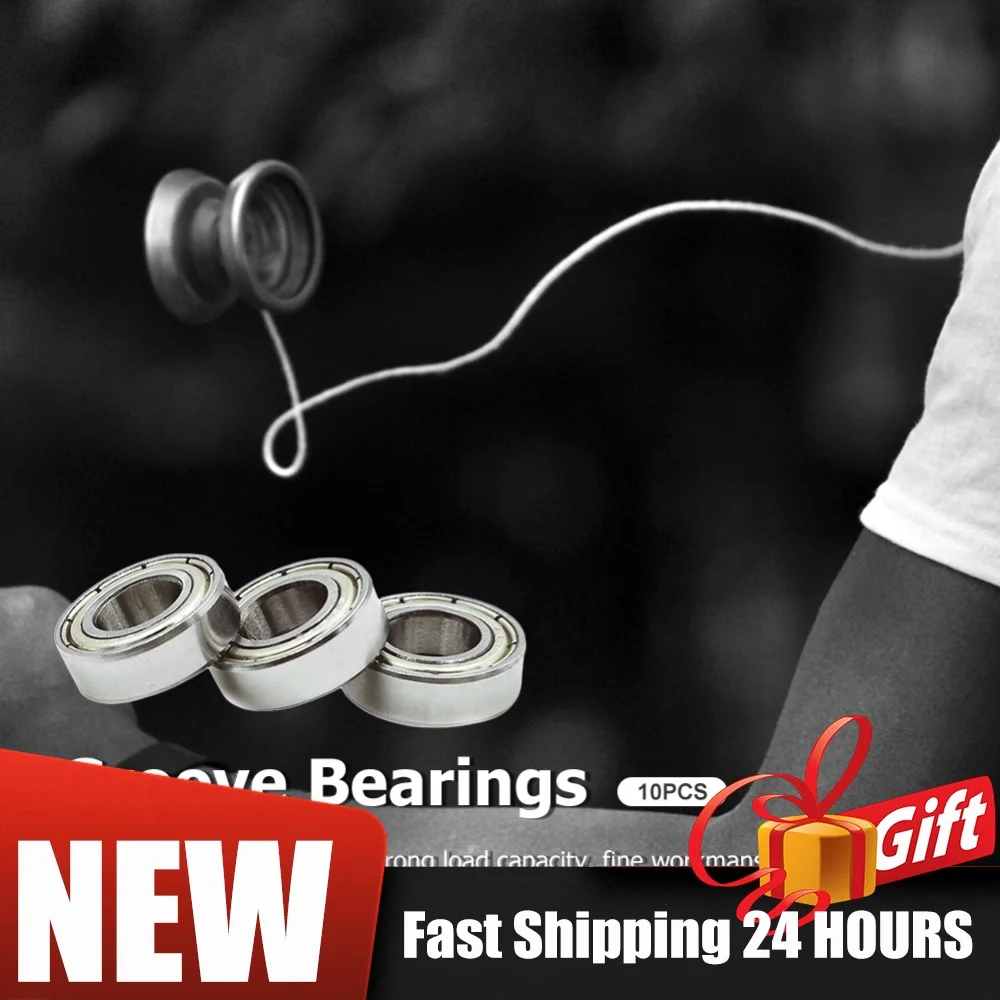 10pcs Carbon Steel Bearings Double Shielded Double Metal Seal Bearings 8x16x5mm Deep Groove Bearings Heavy Load 3D Printer Parts