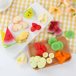 Artificial Lemon Slices Blocks Props Simulation Fake Fruit Realistic Model Party Home Kitchen Restaurant Decoration 10pc/lot