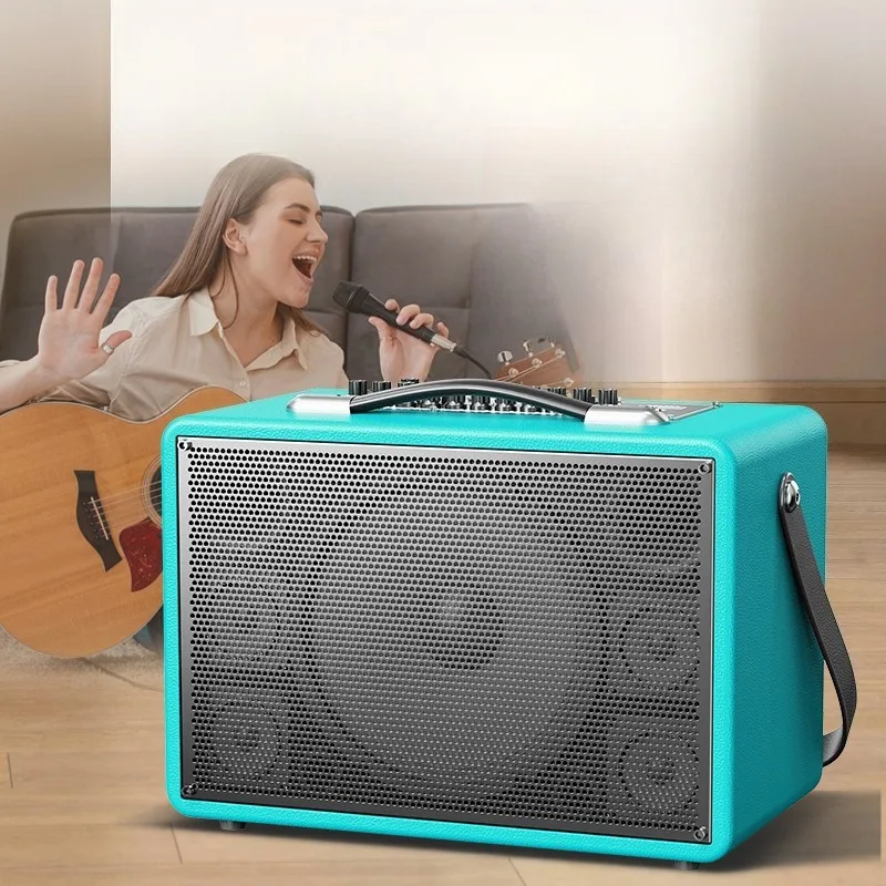 

Guitar audio special musical instrument speaker playing and singing audio outdoor Bluetooth live broadcast high power