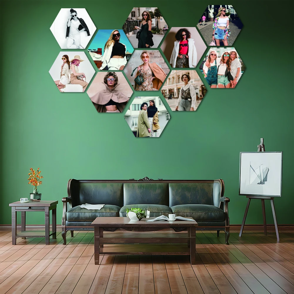 Multiple Pcs PVC Customized Photo Decorative Panels, Suitable for Bedrooms, Living Rooms, Offices  Gifts for Family and Friends