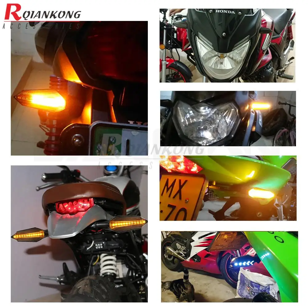 Indicatori di direzione a LED per moto direzione indicatori di direzione impermeabili luce per RC125 RC8 990 SuperDuke YAMAHA YZF R1 R6 r3 R25 R15V3