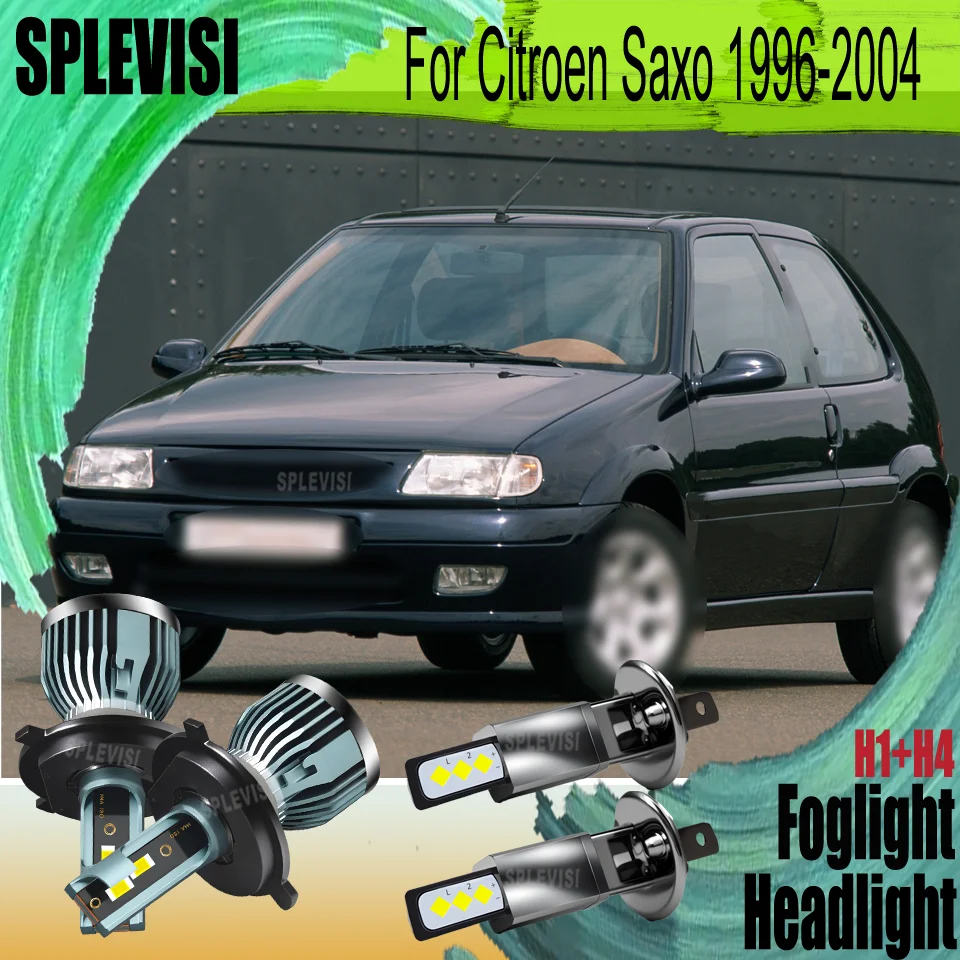 

Energy Saving Headlight Foglight LED Direct Replacement H4/9003 H1 For Citroen Saxo 1996 1997 1998 1999 2000 2001 2002 2003 2004
