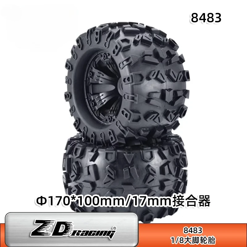 ZD Racing 1/8 RC Model Car Parts - All-terrain Tires 170*100mm Tire 8483