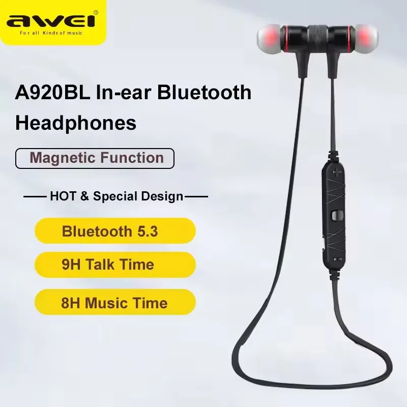 

Sports Bluetooth Earphones Soft and Comfortable Intelligent Magnetic Absorption Neck Mounted Noise Cancelling Earphones
