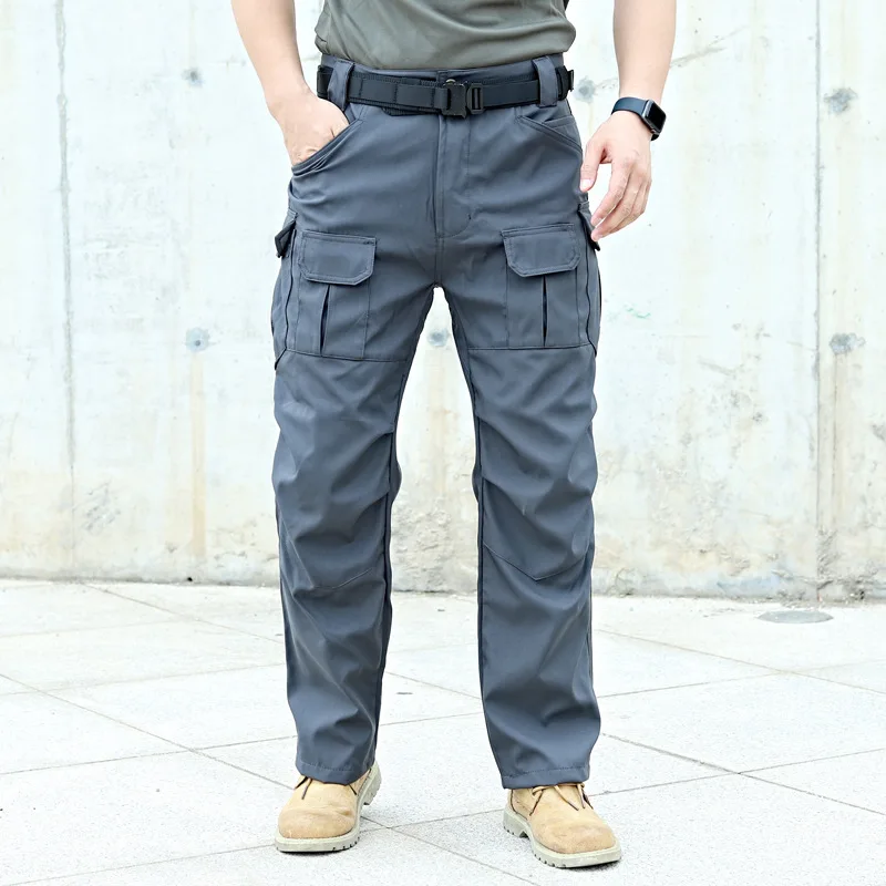 Spring and Autumn Outdoor Multi Bag Pants Wear resistant Special Agent New IX4 Eagle Eye Tactical Pants Male Archon Work Pants