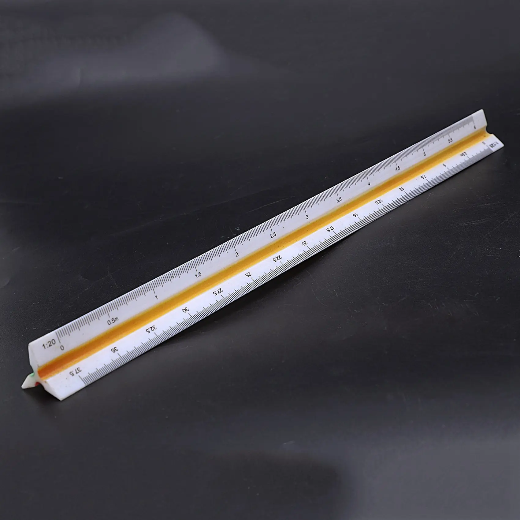 B24C-5X 1:20 1:25 1:50 1:75 1:100 1:125 Righello in scala triangolare in plastica