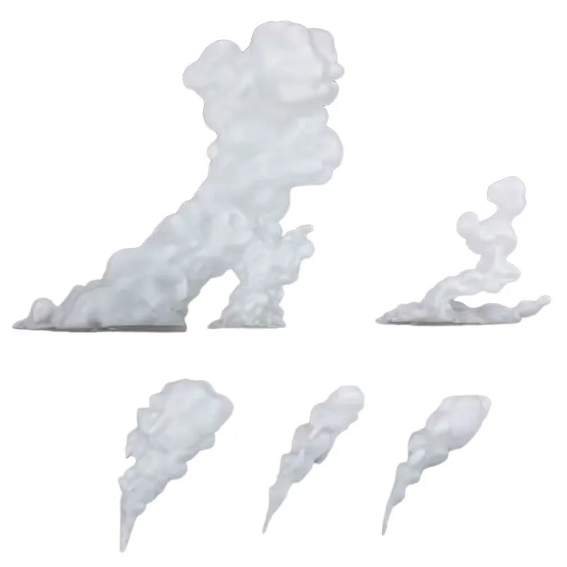 อุปกรณ์เสริมเอฟเฟกต์ควัน Soul Effect สีขาว รุ่น SHF ของตกแต่งแบบไม่มีองค์ประกอบ โมเดลของเล่นสะสมจากอนิเมะ