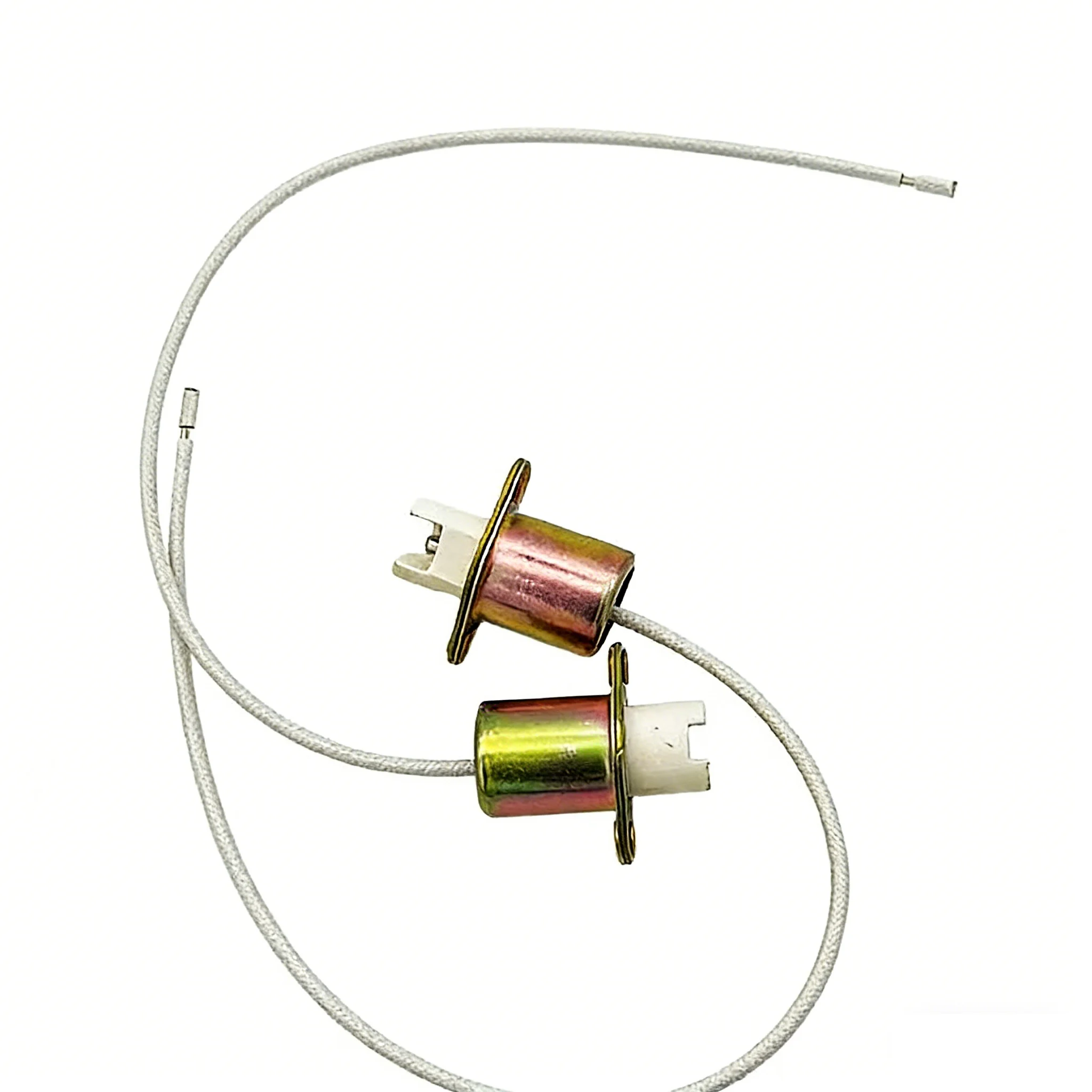 High-Temperature Resistant 30CM Cable Length R7S/Rx7s Split Ceramic Lamp Holder for 100W-3000W Halogen Lamps