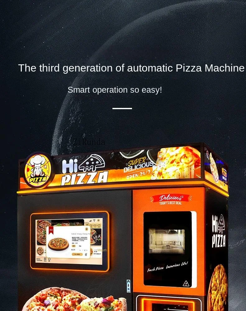 Automatic window digital self-service food vending machine, vending machine