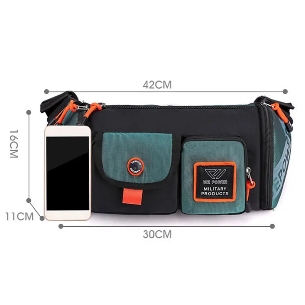 Fanny Pack Waterproof Waterproof Nylon Crossbody Fanny Pack for Outdoor Sports Traveling Sling Bag for Hiking Cycling Fishing