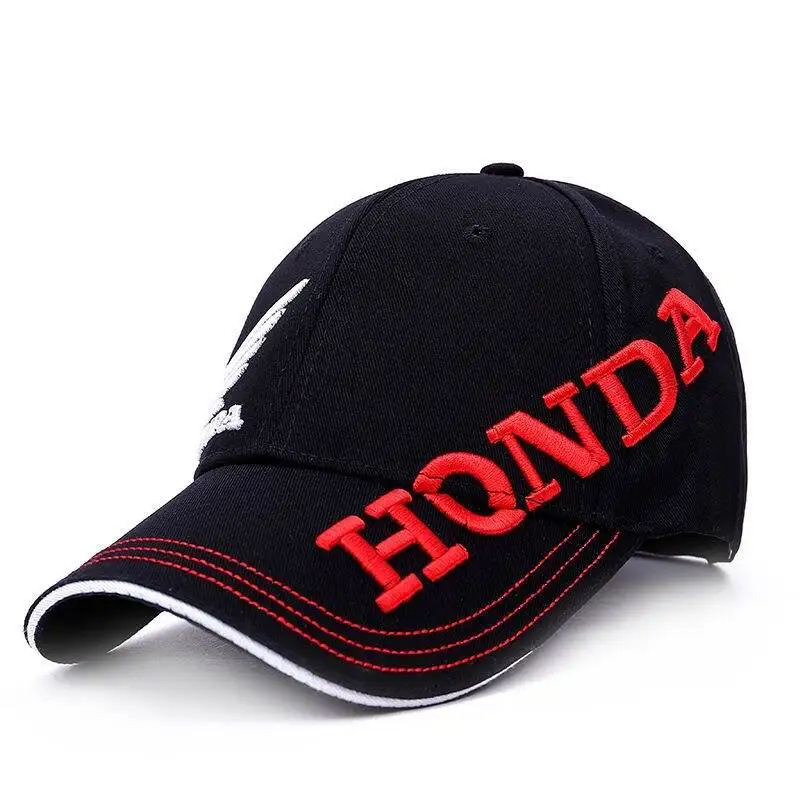 Honda Embroidered Baseball Cap HRV Hat Cross-Country Race Car Team Moto GP Racing Man Woman Outdoor Motorcycle Sunhat Wholesales