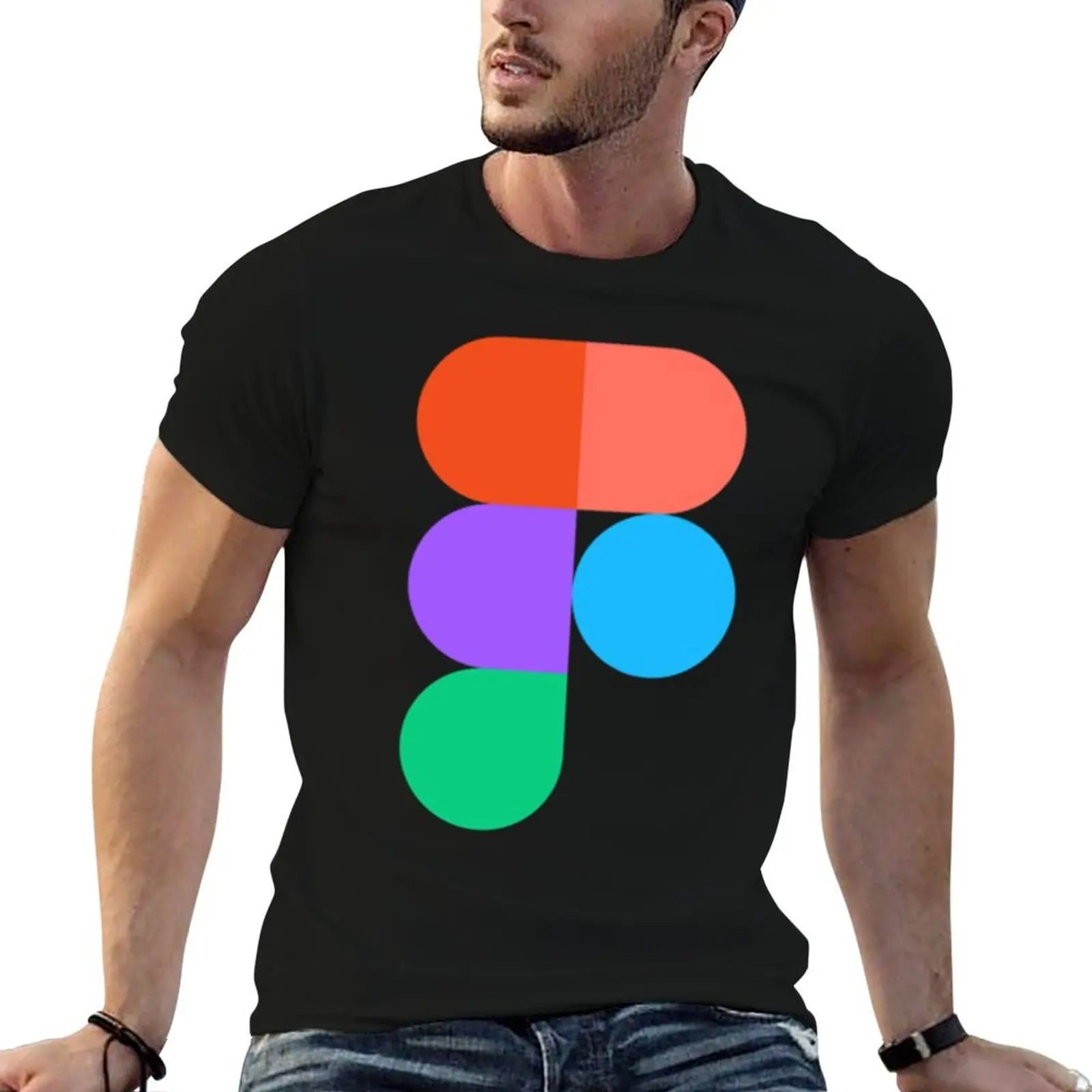 Figma T-Shirt man t shirt summer t shirts for man slim fit t shirts designer T-shirt