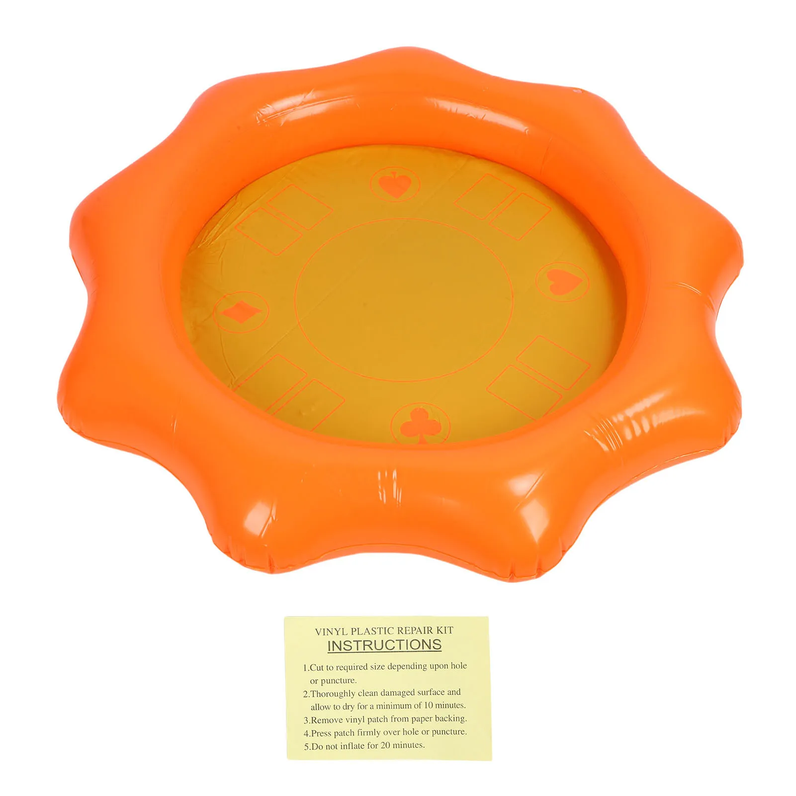 

Multi Purpose Inflatable Drink Table Swimming Pool Cup Tray Serving Float For Card Games Kids Adults Play Outdoor Party