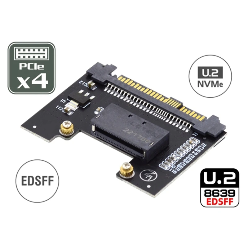 

SSD NVMe GenZ E1S SSD to SFF-8639 Host Adapters for Mainboard Accessory C1FD