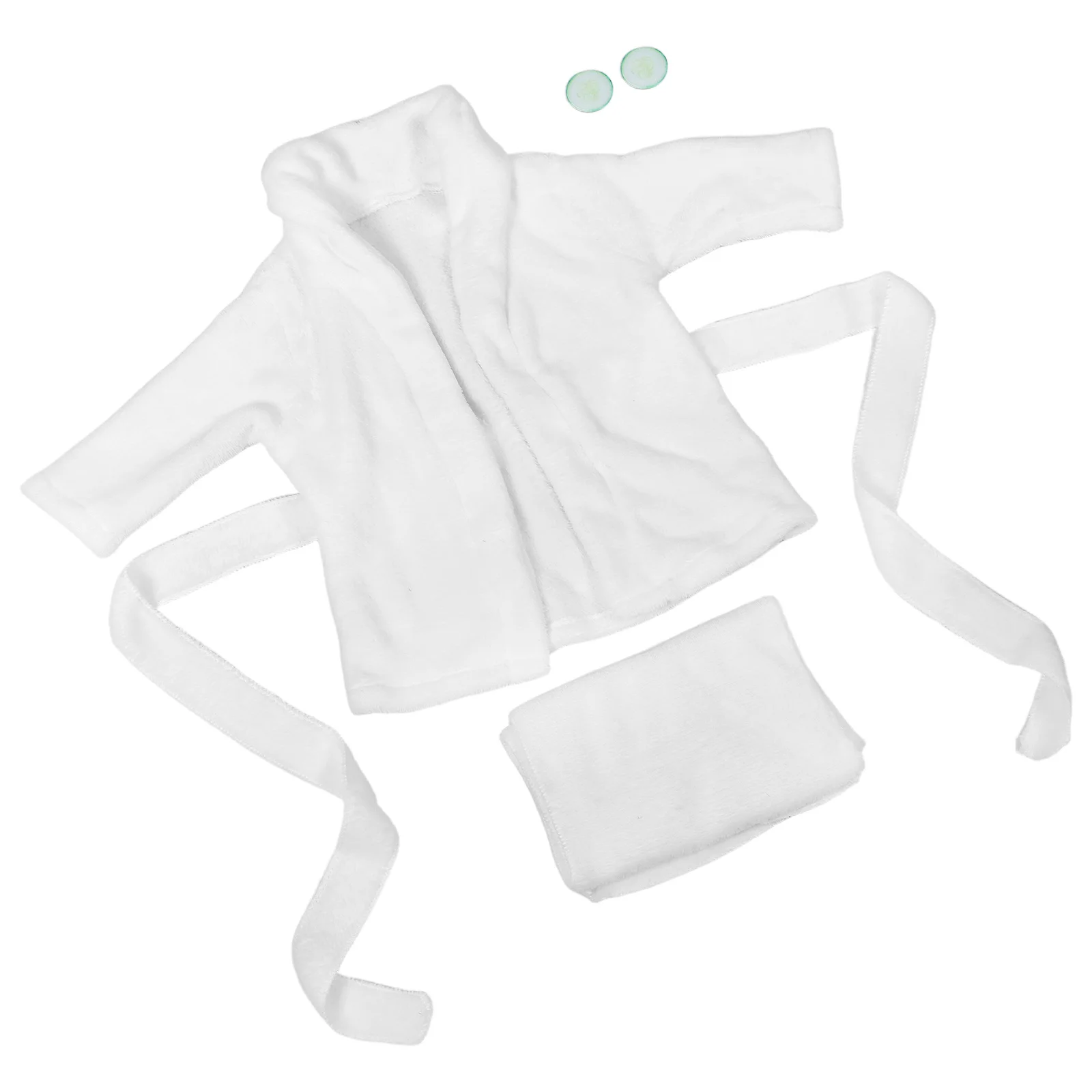 

1Set Newborn Bathrobe Thick Soft Robe Baby Photoshoot Outfit Warm Photography Clothes Infant Baby Bathrobe Newborn Bath Robe