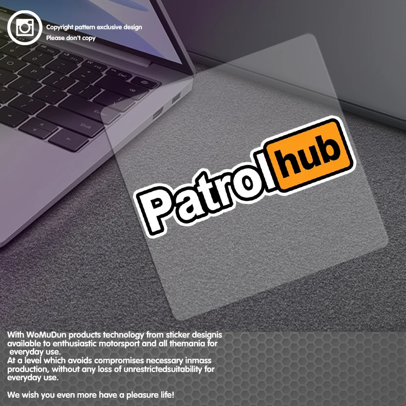

Patrol Hub Theme Stickers - Fun Trendy Cute Vinyl Decals for Laptop Water Bottle Decoration Accessories