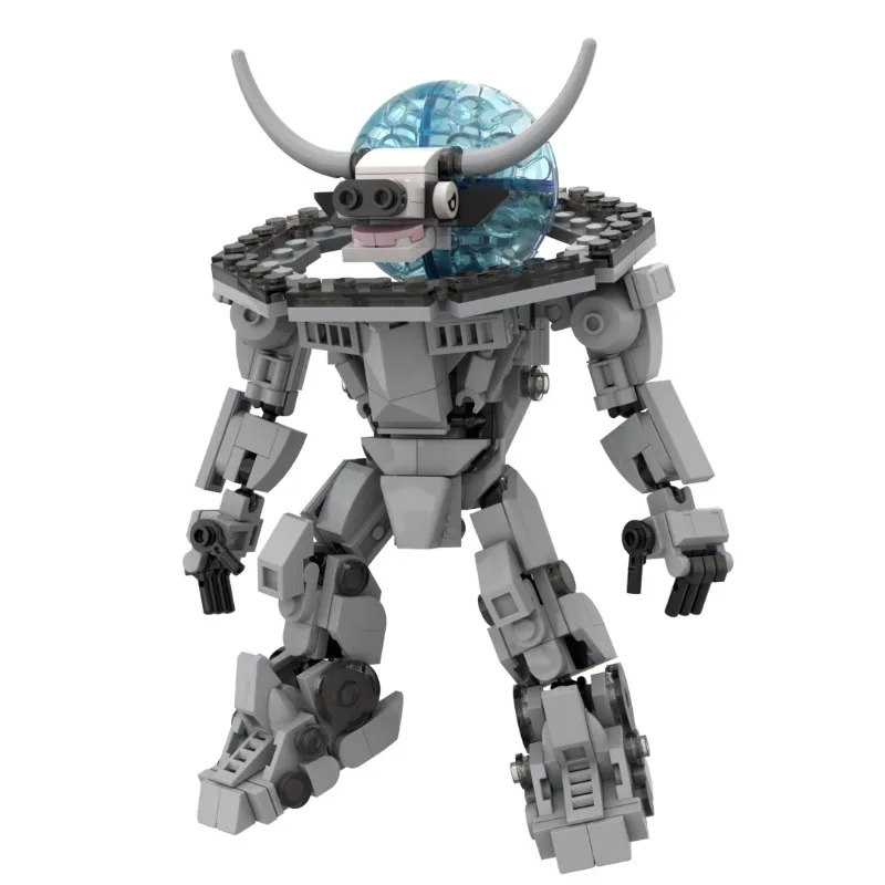 383PCS 코스믹 소 메카 조립 키트 - 청소년 및 성인을 위한 신화적인 하이브리드 동물 모델, 가이드북이 포함된 수집가용 DIY 선물