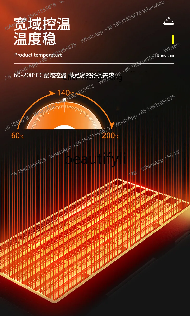 AB02 Desktop electric fryer Commercial constant temperature large capacity fried chicken French fries, electric fryer equipment 5