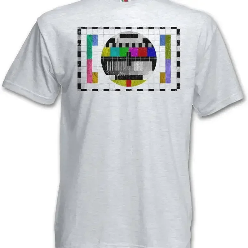 TEST PICTURE VINTAGE III T SHIRT The Testbild Theory Channel Televison Retro