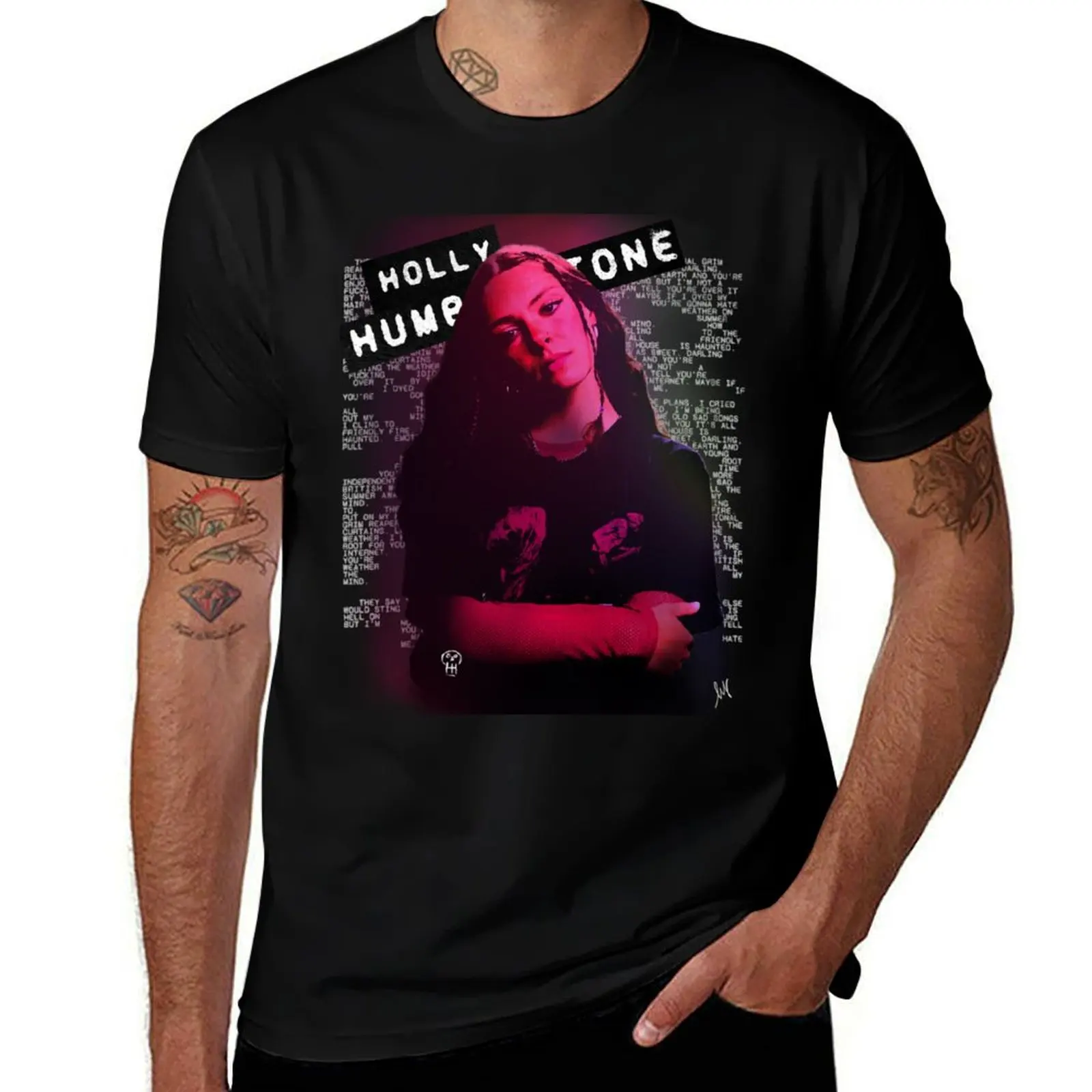 

Holly Humberstone T-Shirt hippie clothes topping shirts men graphic