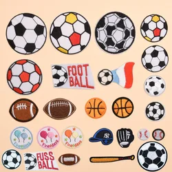 Simple Cartoon Embroidery Fabric Patch Football Baseball Cap Accessories Jeans Patch Clothing Accessories