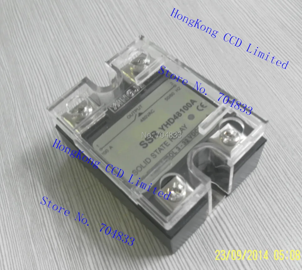 

SSR.YHD48100A DC solid state relays control AC 100A YHD48100A