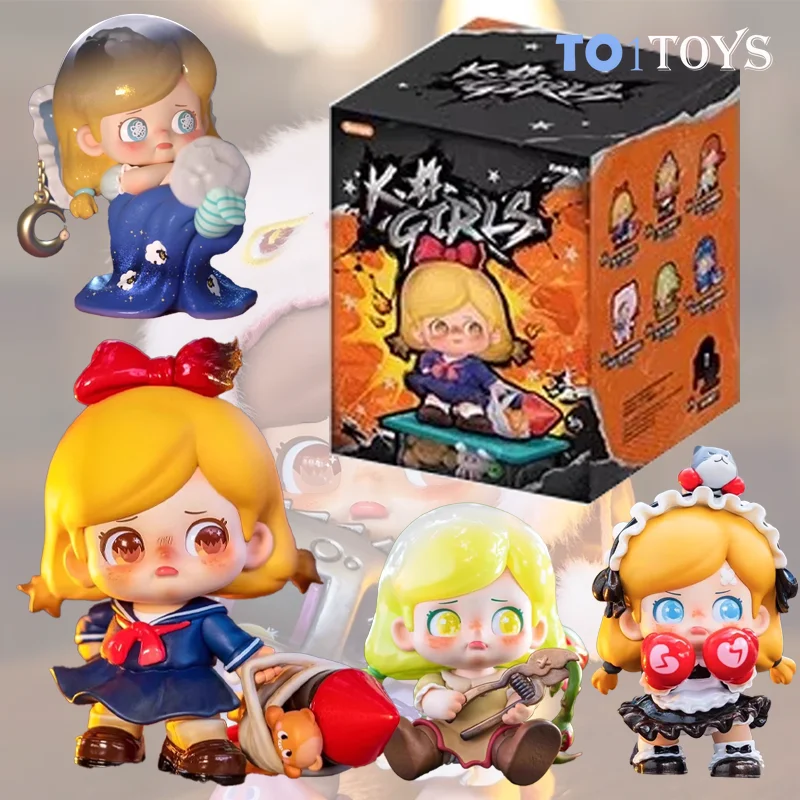 

KOKOSA Rage Girl Series Blind Box Toys Mystery Box Kawaii Model Caixa Misteriosa Surprise Box Anime Action Figure for Girls Toys