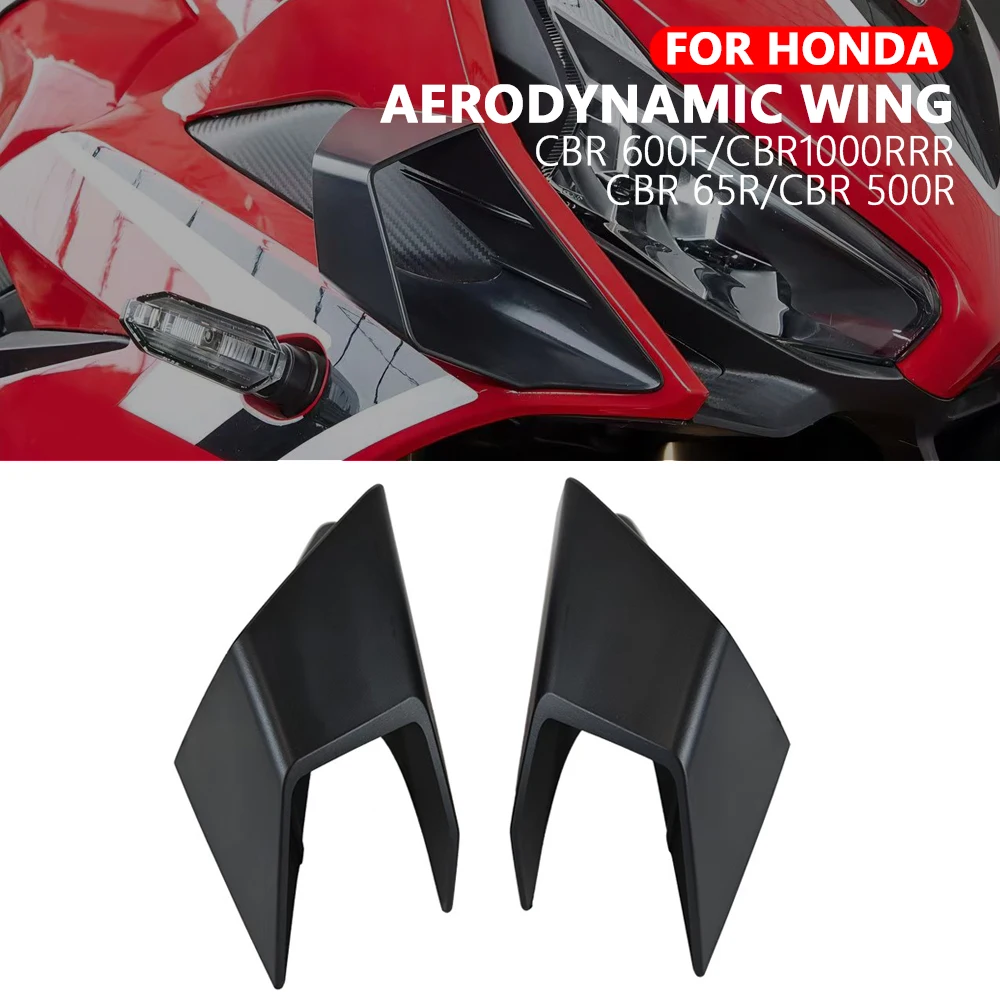 

Front Fairing Winglets FOR HONDA CBR650F/650R/500R/1000RRR Aerodynamic Wing Shell Cover Protection Guards Kit CBR650R 2018-2024