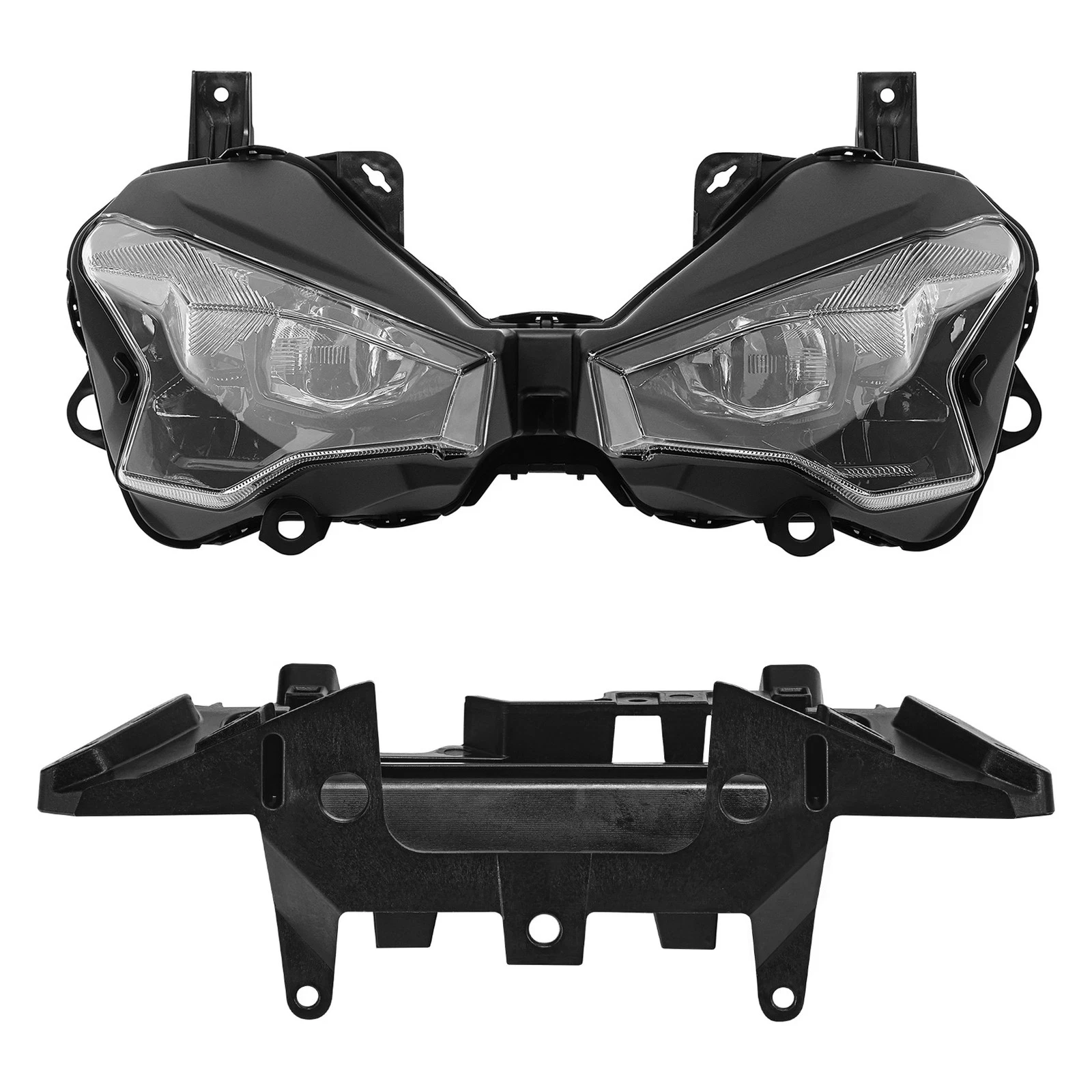Motorcycle Headlight Fairing Stay Bracket Ram Air Duct For Kawasaki Ninja ZX6R 2024-2025