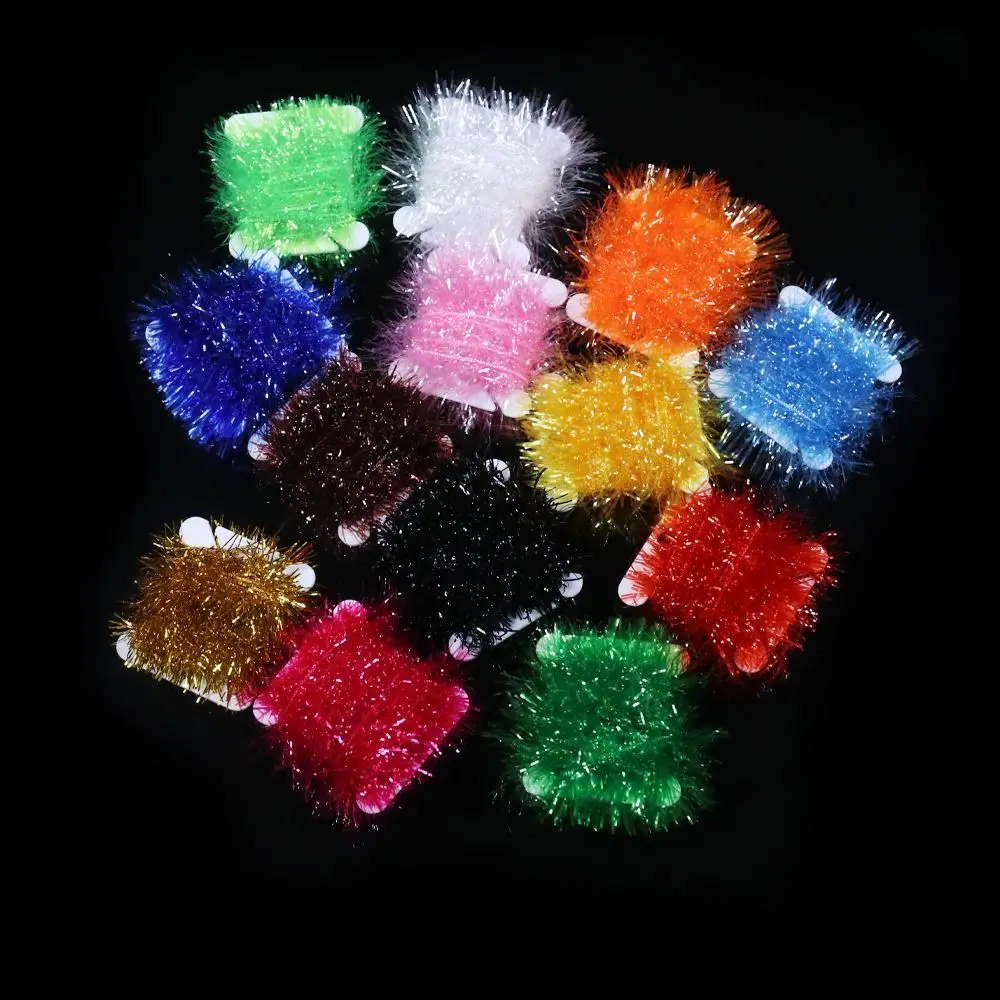 Tools Accessories Sparkle Lure Making Fly Tying Material Lures Streamer Ice Chenille Fly Fishing Tinsel Fly Tying Thread