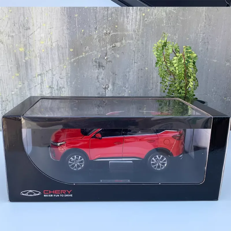 Diecast 1:18 Scale Original Chery New Generation Tiggo 7 2020 Off road SUV Alloy Simulation Car Model Decoration  Collection